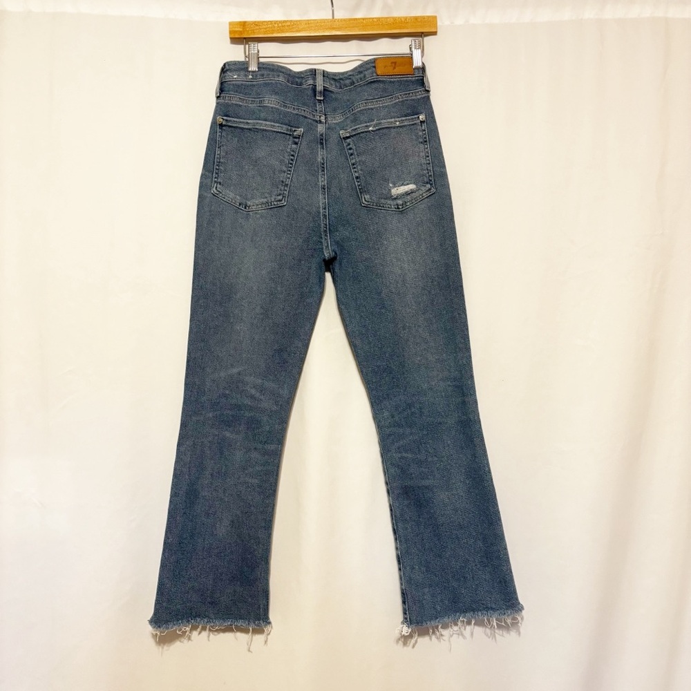 7 For‎ All Mankind Women's Ultra High Rise Slim Kick Flare Jeans size 28 - Picture 5 of 14